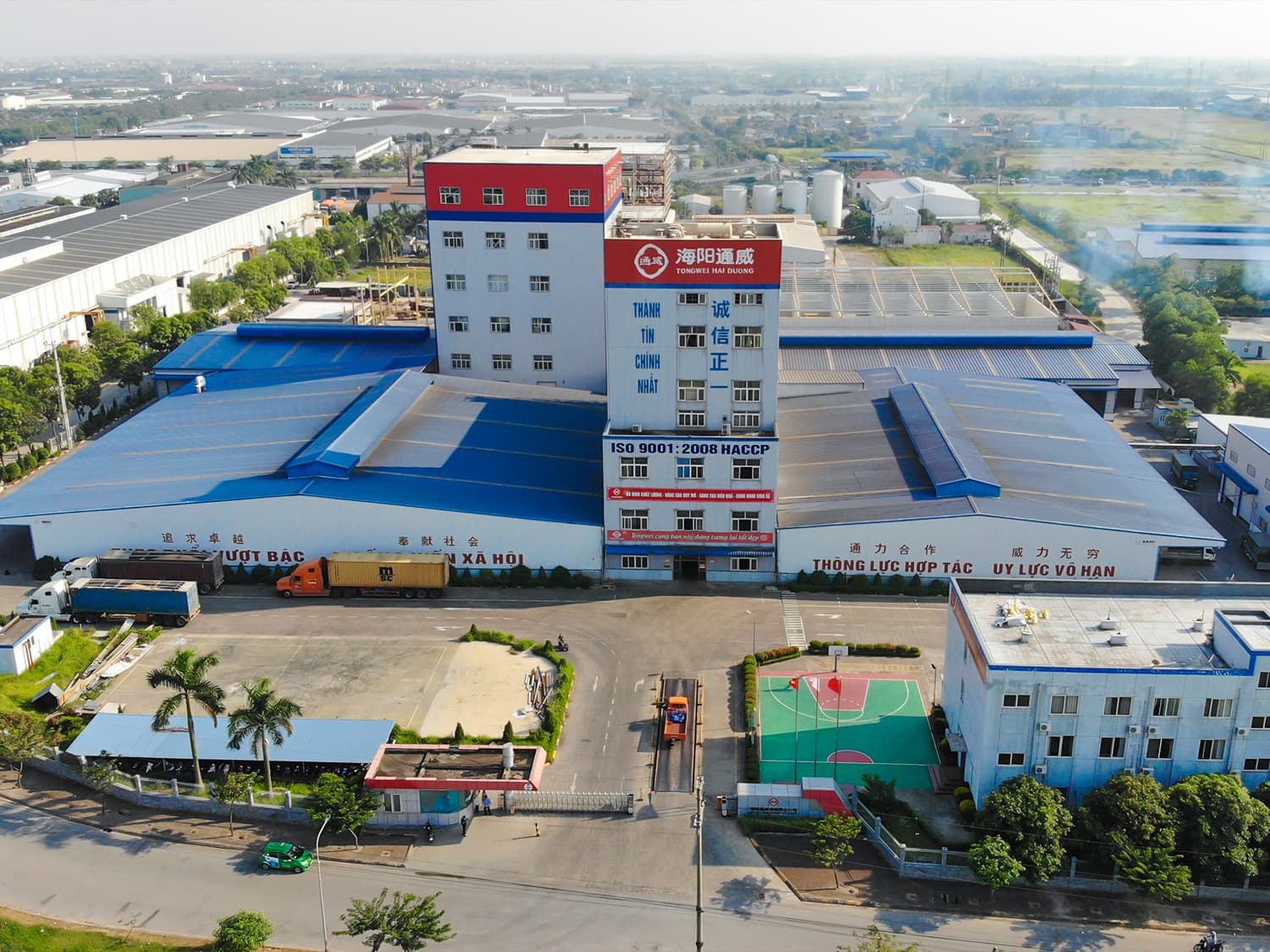 Lắp đặt kích sóng điện thoại tại Tongwei Việt Nam - KCN Tân Hương, Tiền Giang